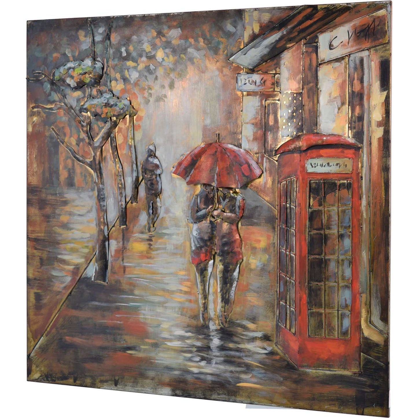 
                  
                    Metallbild Telefonzelle 100 x 100 cm 3D Vintagelook / Industrialstyle
                  
                
