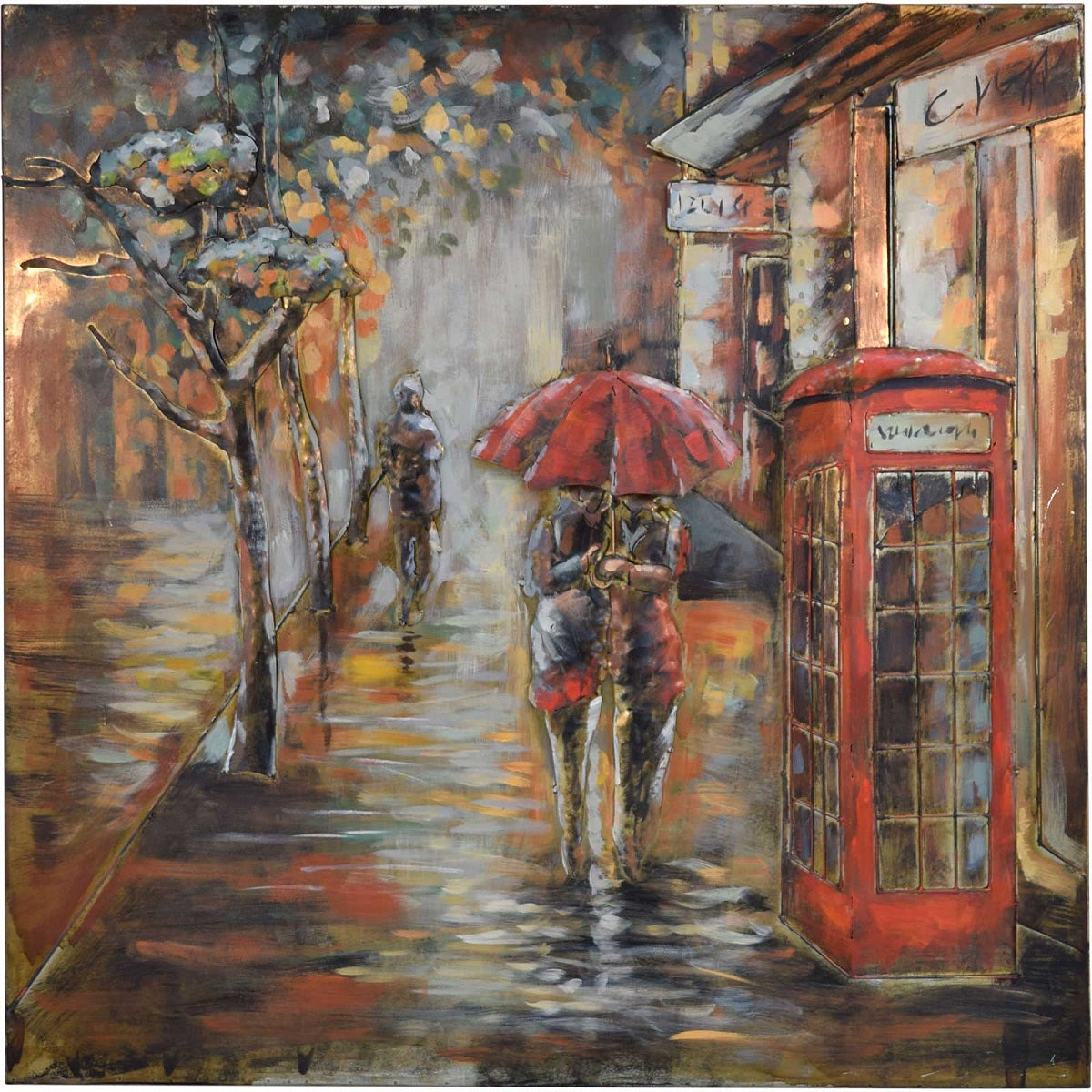 
                  
                    Metallbild Telefonzelle 100 x 100 cm 3D Vintagelook / Industrialstyle
                  
                