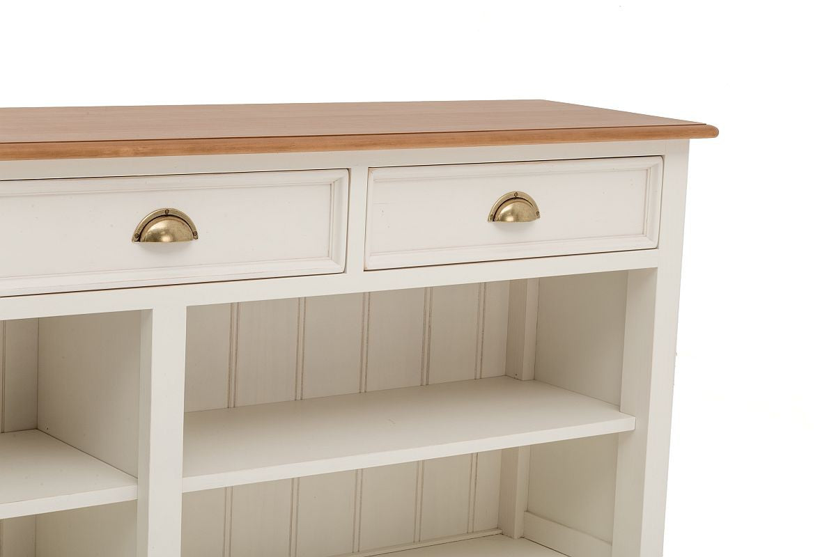 
                  
                    Sideboard Pinie teilmassiv weiß/natur Landhausstil New Port
                  
                
