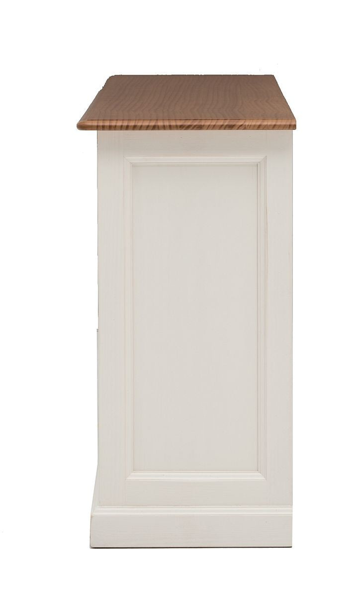 
                  
                    Sideboard Pinie teilmassiv weiß/natur Landhausstil New Port
                  
                