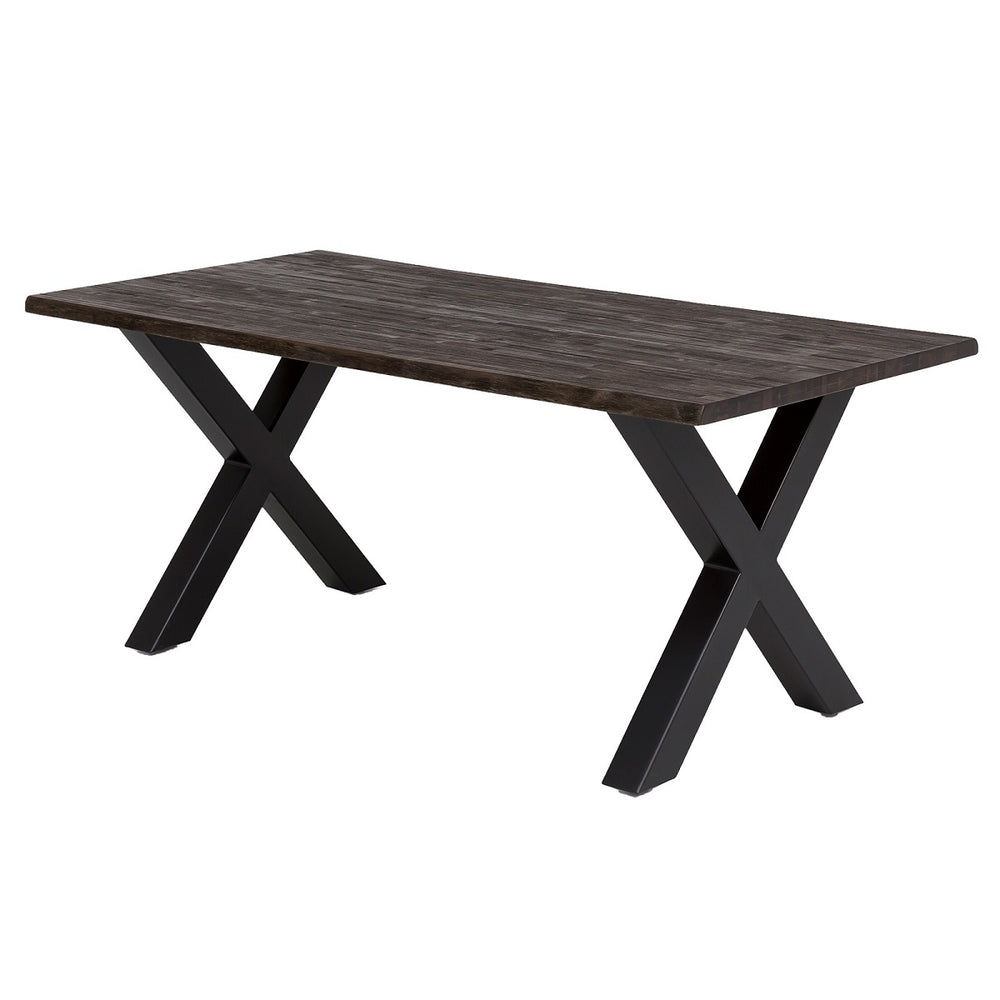 
                  
                    Esstisch 200 x 100 cm Akazie massiv / Metallgestell Industrialstyle Brandy
                  
                