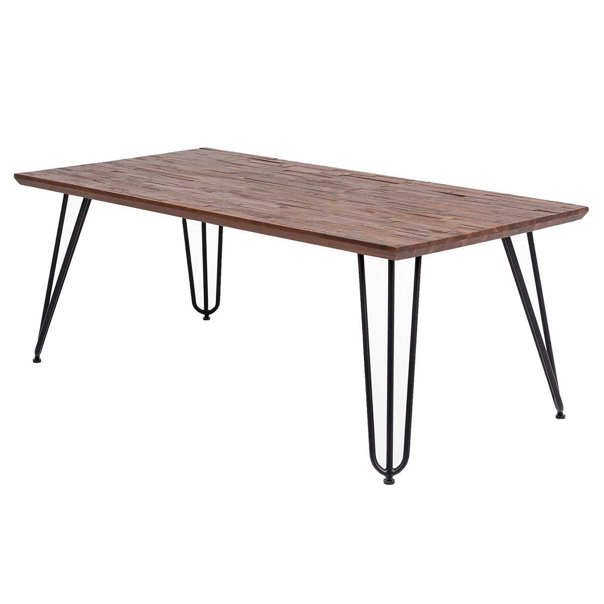 
                  
                    Esstisch 200 x 100 cm Akazie massiv / Metallbeine Byra
                  
                