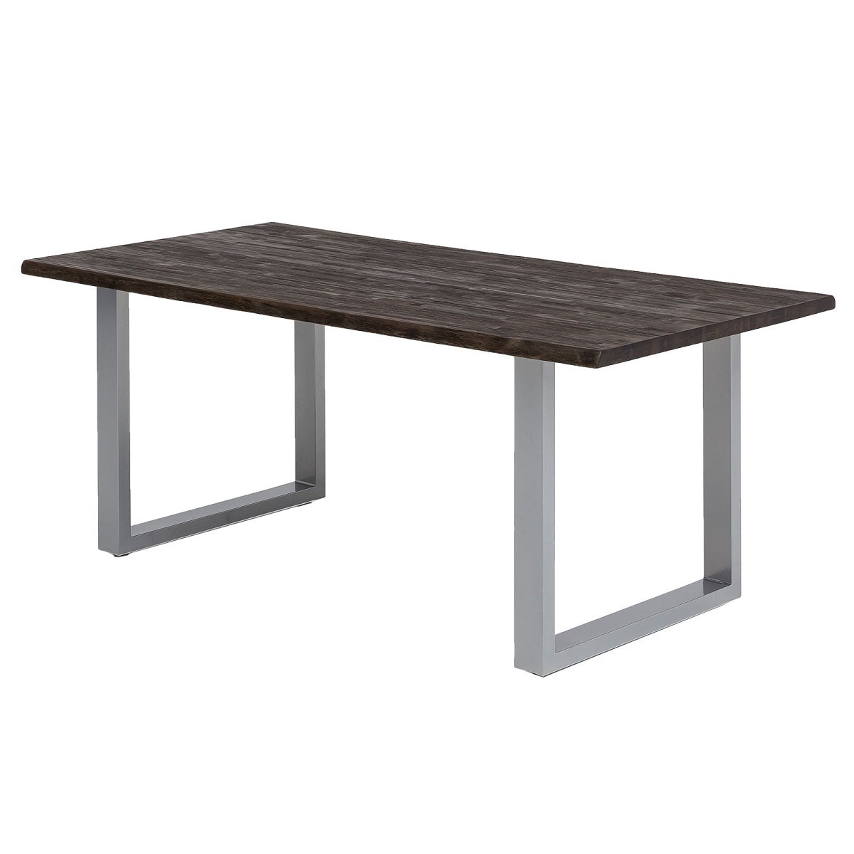 
                  
                    Esstisch 200 x 100 cm Akazie massiv mit Baumkante / Metallgestell Brandy
                  
                