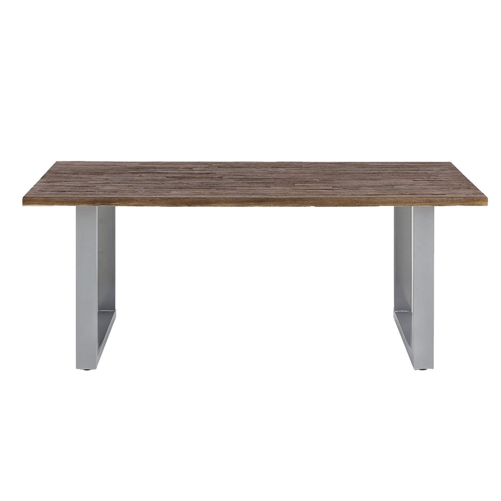 
                  
                    Esstisch 160 x 90 cm Akazie massiv / Metall grau Industrialstyle Brandy
                  
                