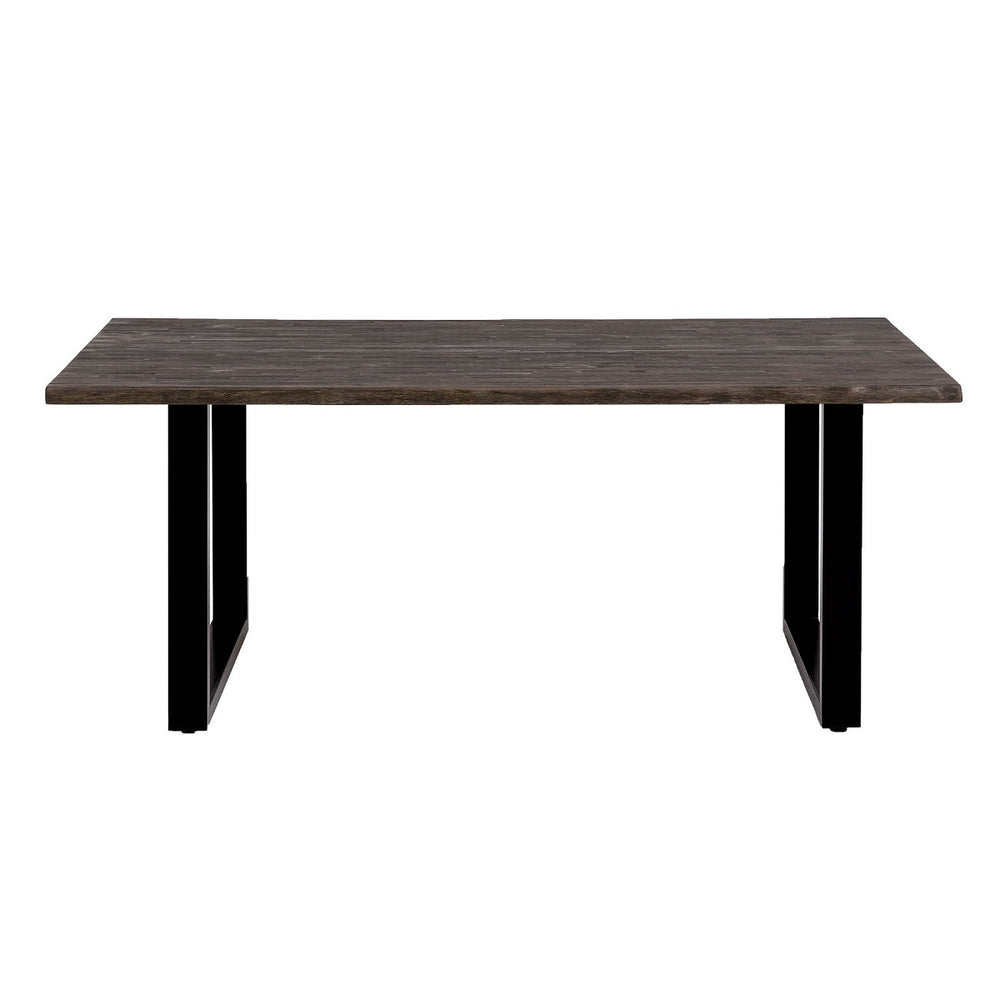 
                  
                    Esstisch 200 x 100 cm Akazie massiv verwittert / Metall Industrialstyle Brandy
                  
                