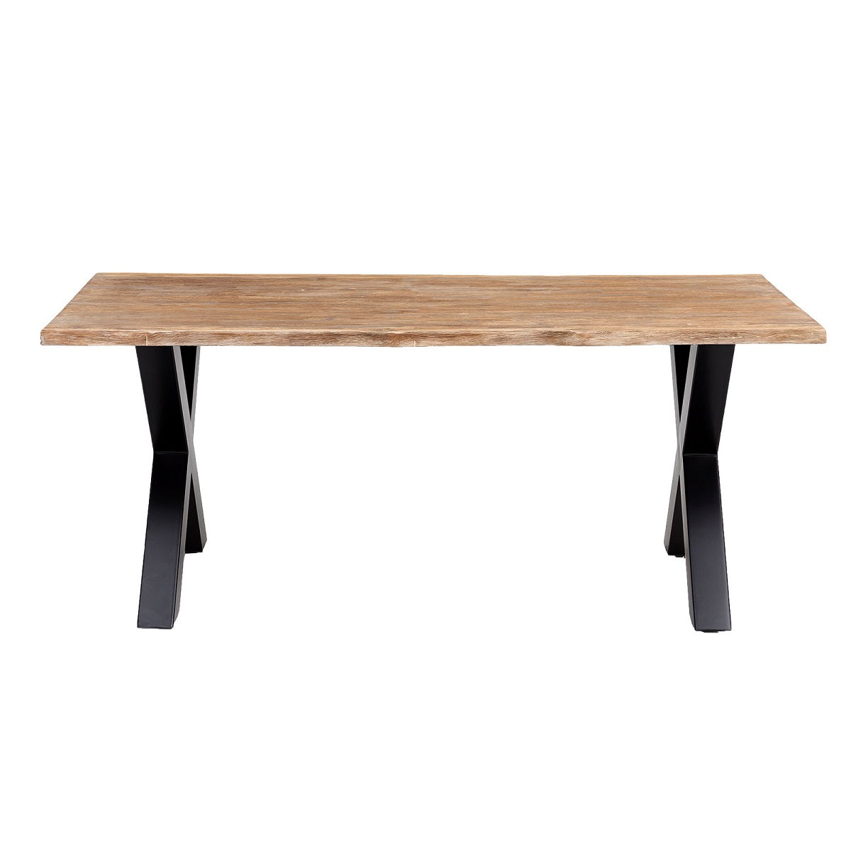 
                  
                    Esstisch 160 x 90 cm Akazie massiv natural finish / Metall schwarz Brandy
                  
                