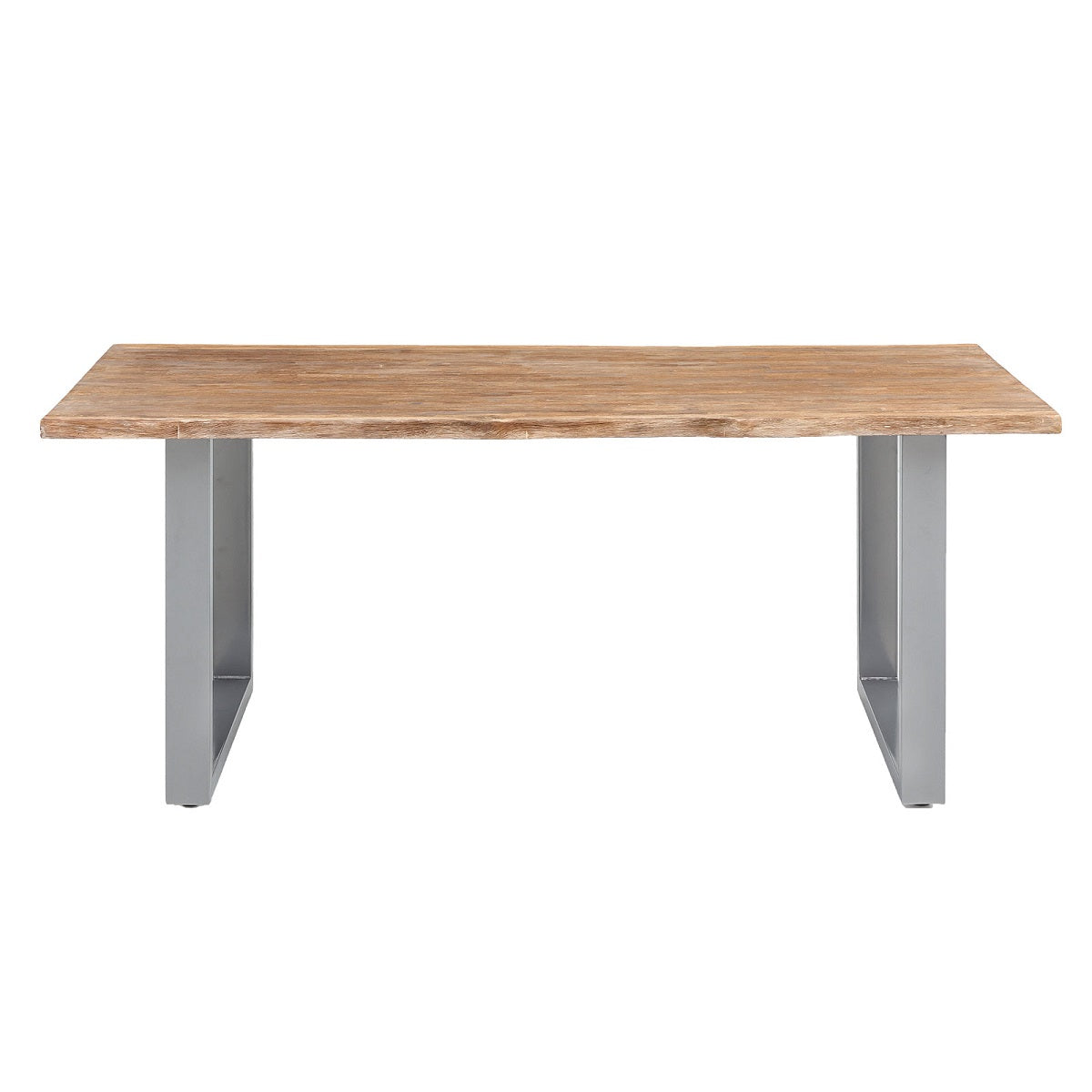 
                  
                    Esstisch 160 x 90 cm Akazie massiv natural finish / Metall silbergrau Brandy
                  
                