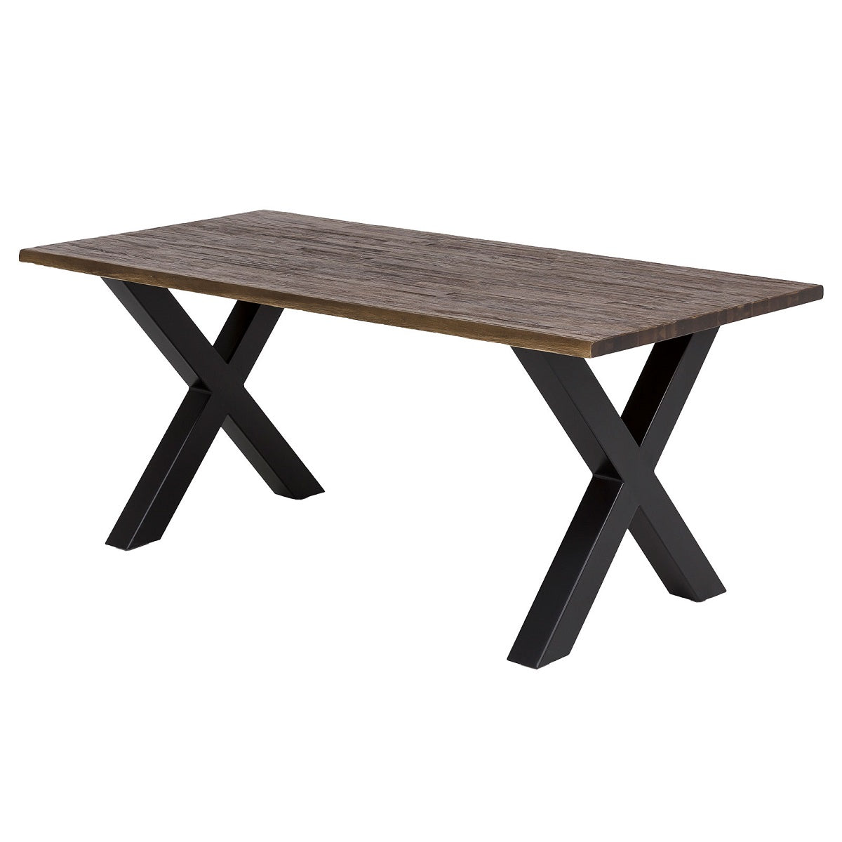 
                  
                    Esstisch 180 x 90 cm Akazie massiv braun / Metallgestell schwarz Brandy
                  
                
