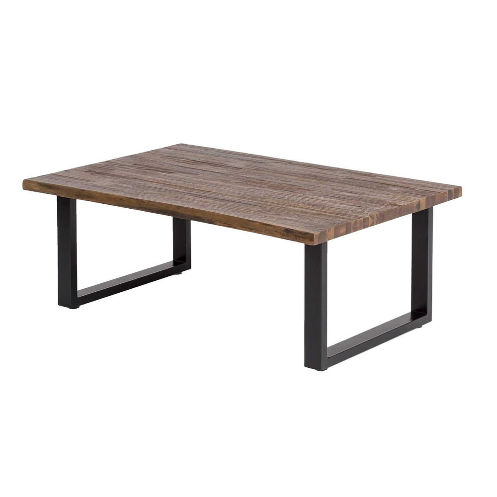 
                  
                    Couchtisch 115 x 75 cm Akazie massiv / Metall Industrialstyle Brandy
                  
                