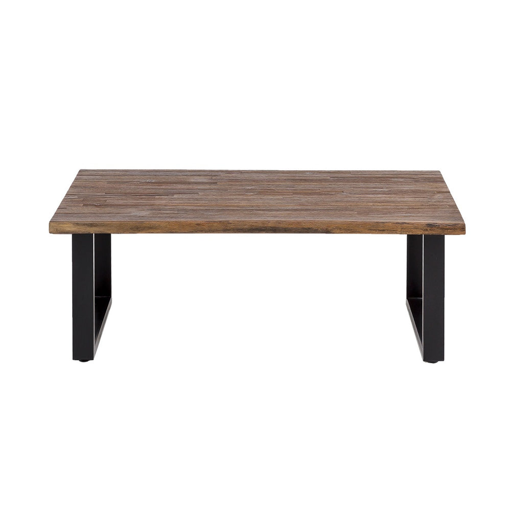 
                  
                    Couchtisch 115 x 75 cm Akazie massiv / Metall Industrialstyle Brandy
                  
                