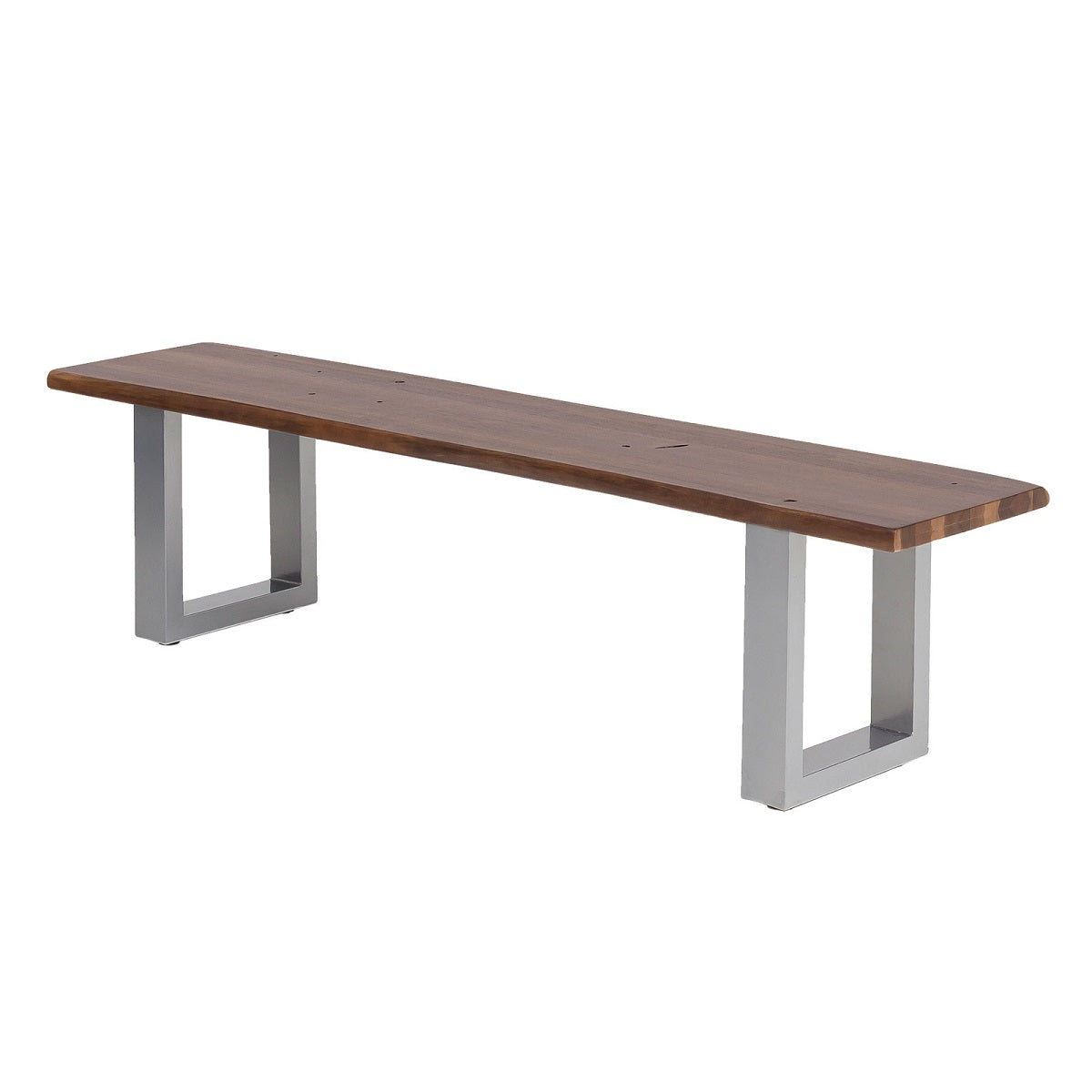 
                  
                    Sitzbank 160 cm Akazie massiv smoked finish / Metall silbergrau Industrialstyle - Brandy
                  
                