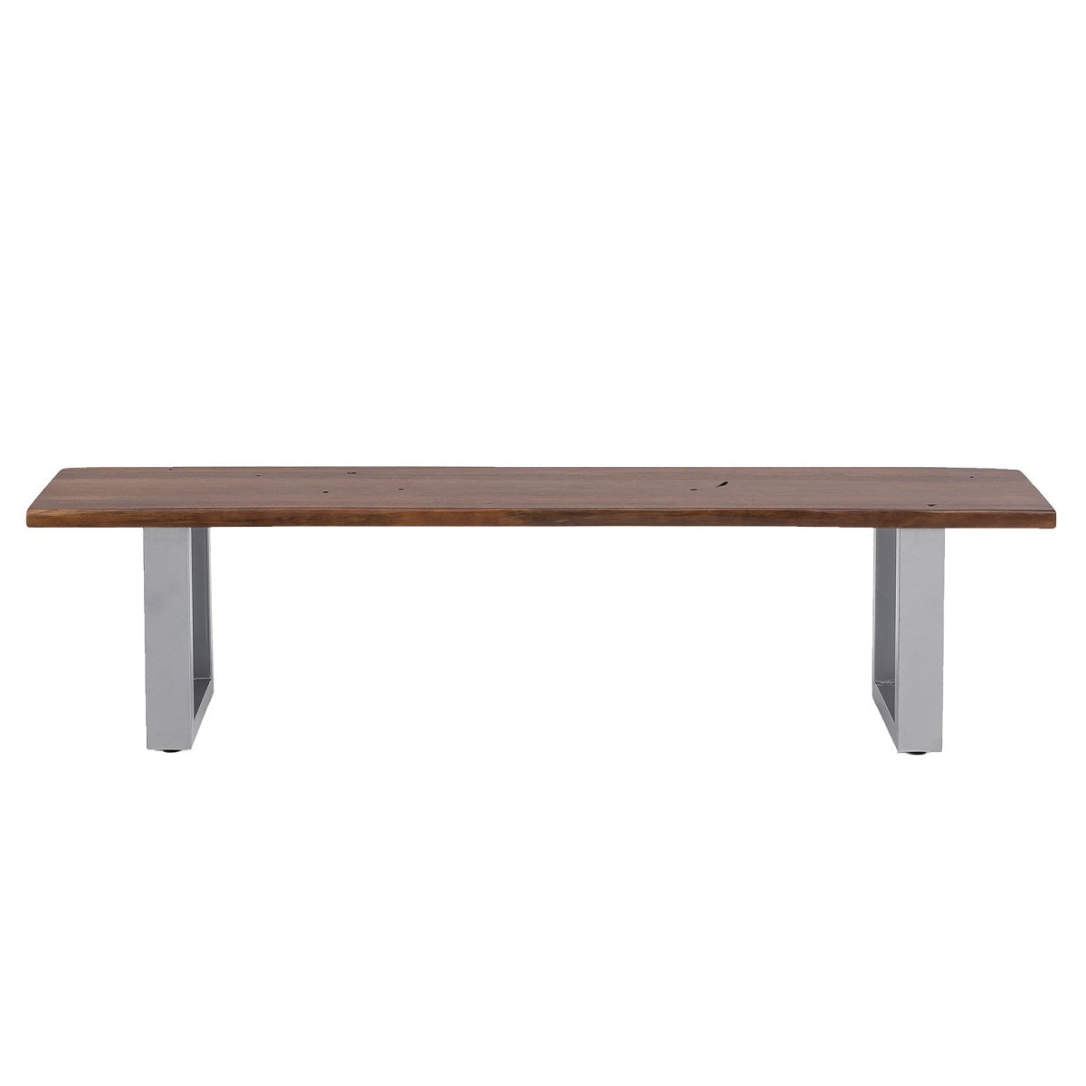 
                  
                    Sitzbank 180 cm Akazie massiv smoked finish / Metall silbergrau Industrialstyle - Brandy
                  
                