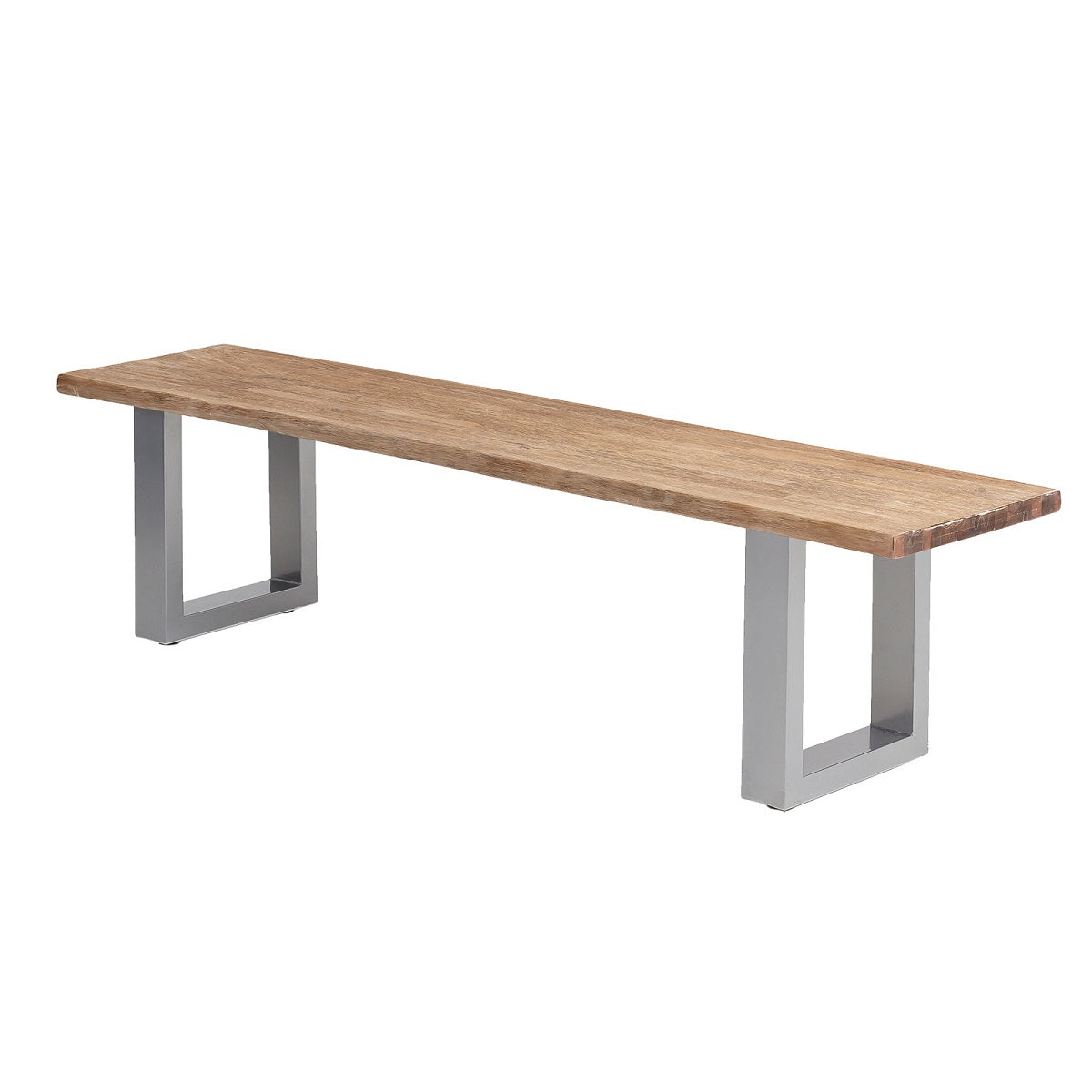 
                  
                    Sitzbank 180 cm Akazie massiv natural finish / Metall silbergrau Industrialstyle - Brandy
                  
                