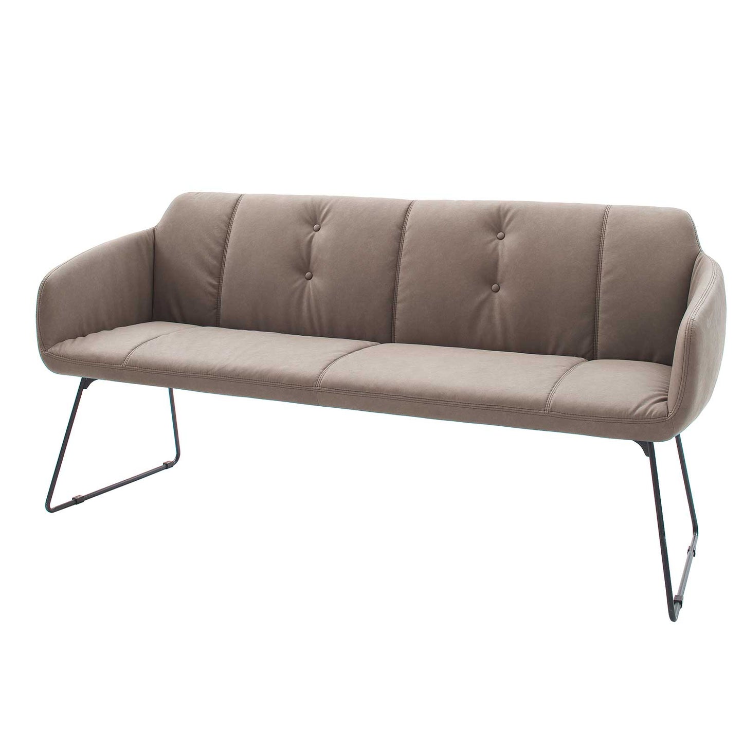 
                  
                    Sitzbank 180 cm gepolstert Novello Soft in Lederoptik Tessera
                  
                