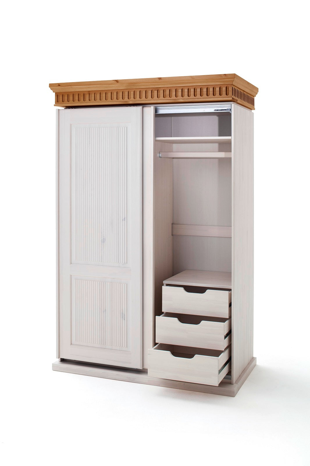 
                  
                    Garderoben-Set 3 tlg. Kiefer massiv Landhausstil Helsinki
                  
                