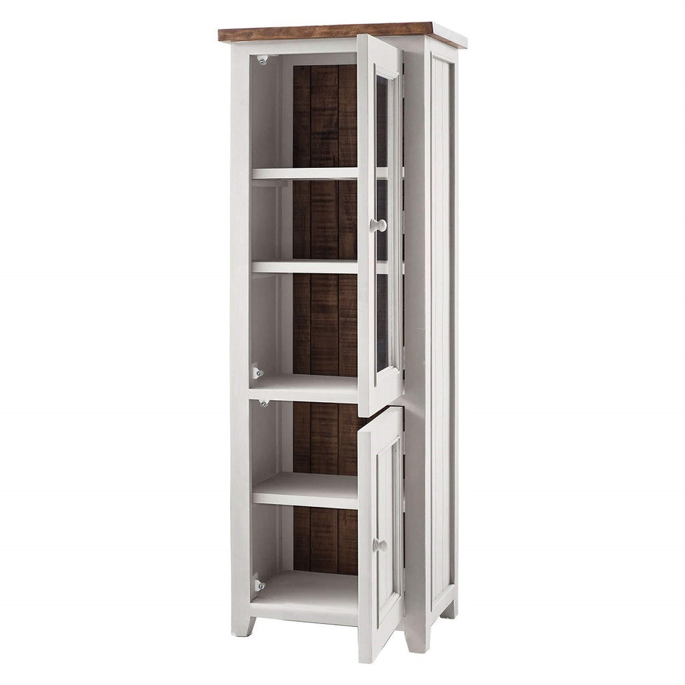 
                  
                    Vitrine 1 trg. Pinie massiv recycelt Weiss / Natur Landhaus Byron
                  
                