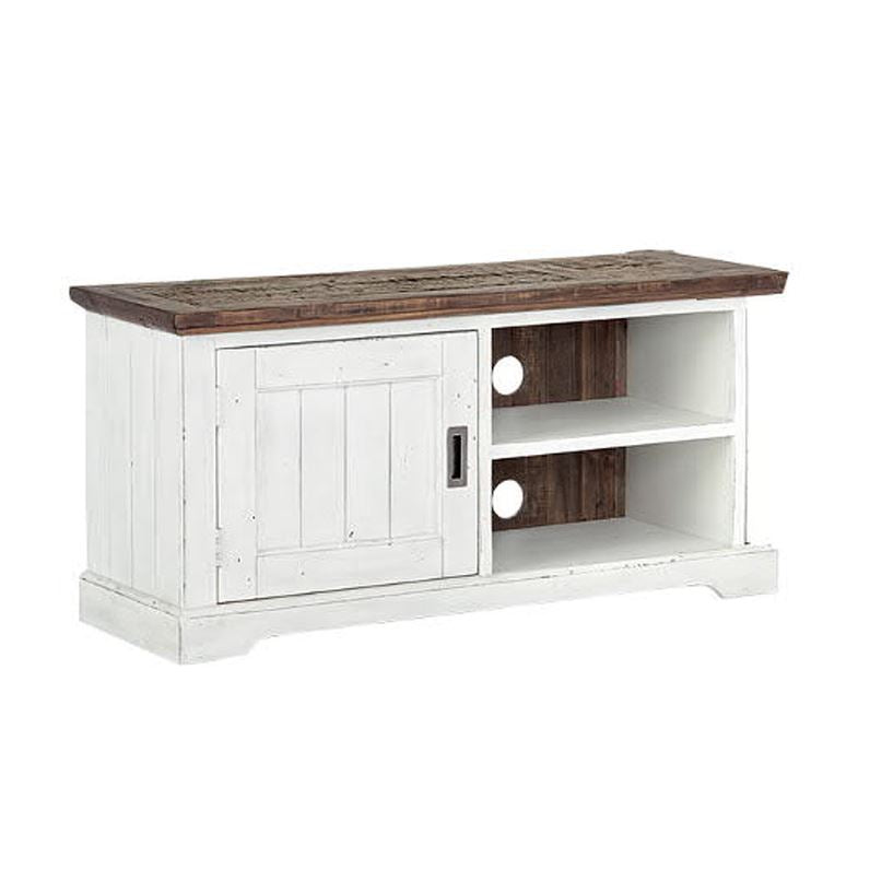 
                  
                    TV-Schrank Recycel Kiefer massiv weiß / braun Antiklook Dover
                  
                