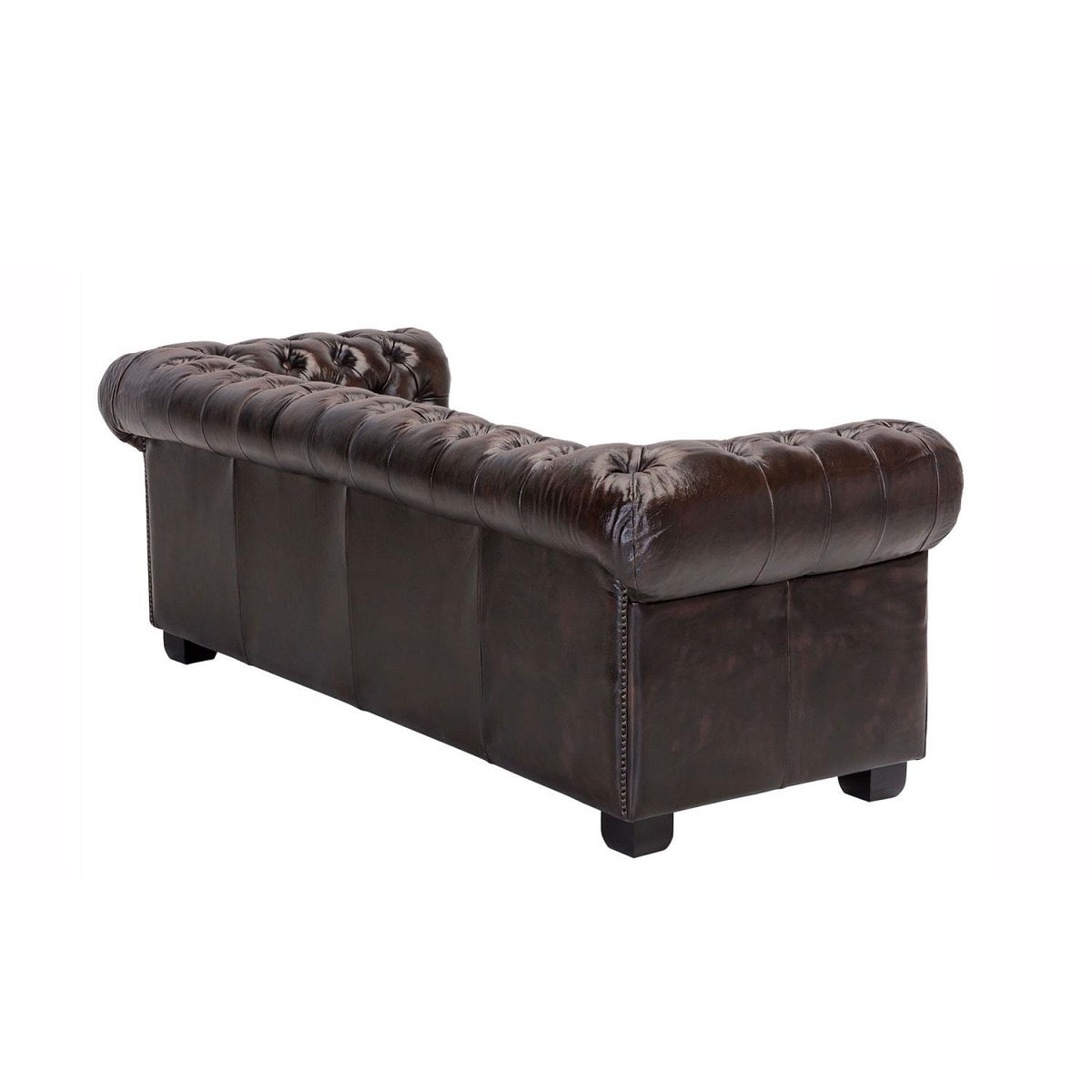 
                  
                    Sofa 3-sitzer Leder / Rindsleder antik braun Vintage Chesterfield
                  
                
