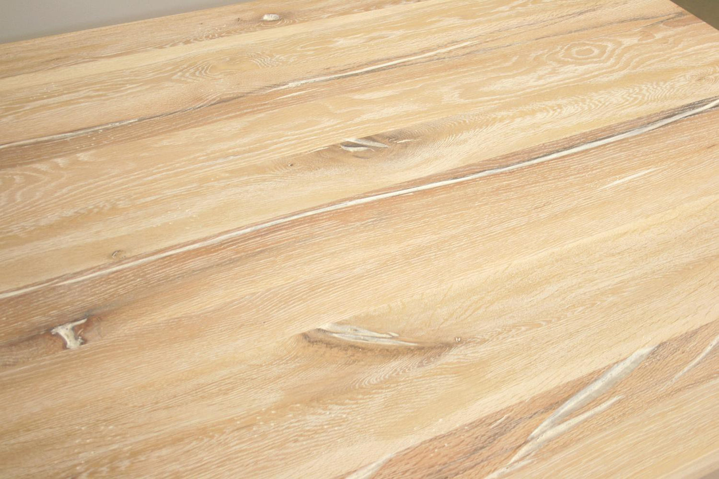 
                  
                    Esstisch Eiche massiv 200 x 100 cm Weiß gekälkt Braxton
                  
                