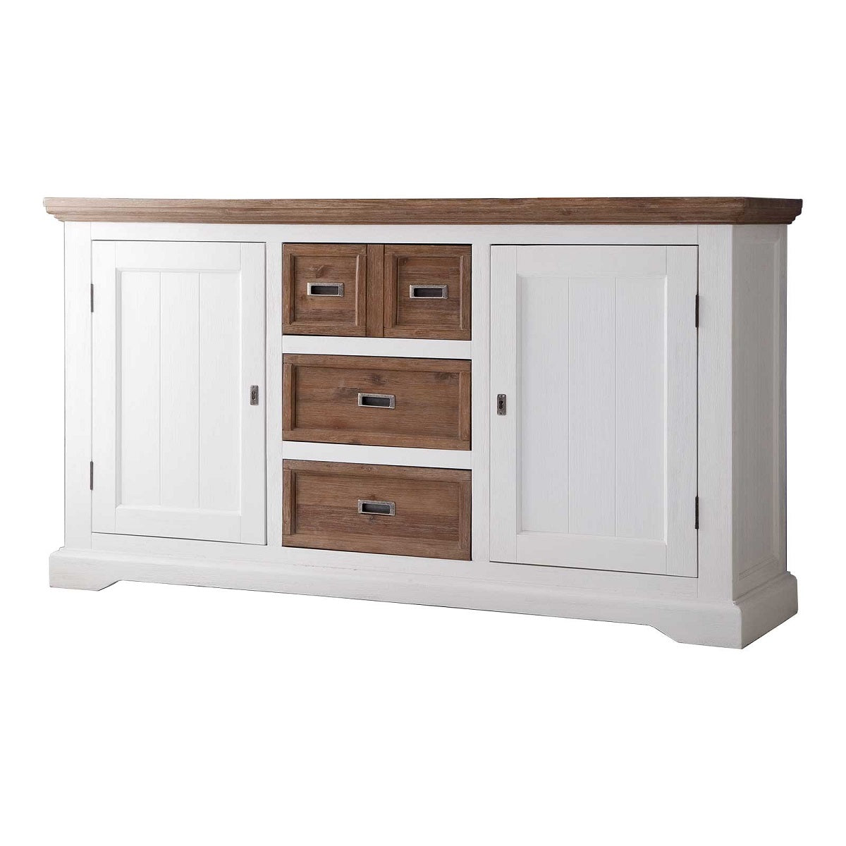
                  
                    Sideboard Akazie massiv weiß / cappuccino Landhaus Fleur
                  
                