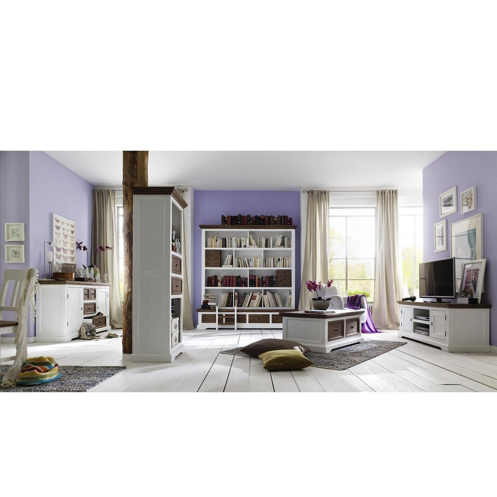 
                  
                    Sideboard Akazie massiv weiß / cappuccino Landhaus Fleur
                  
                