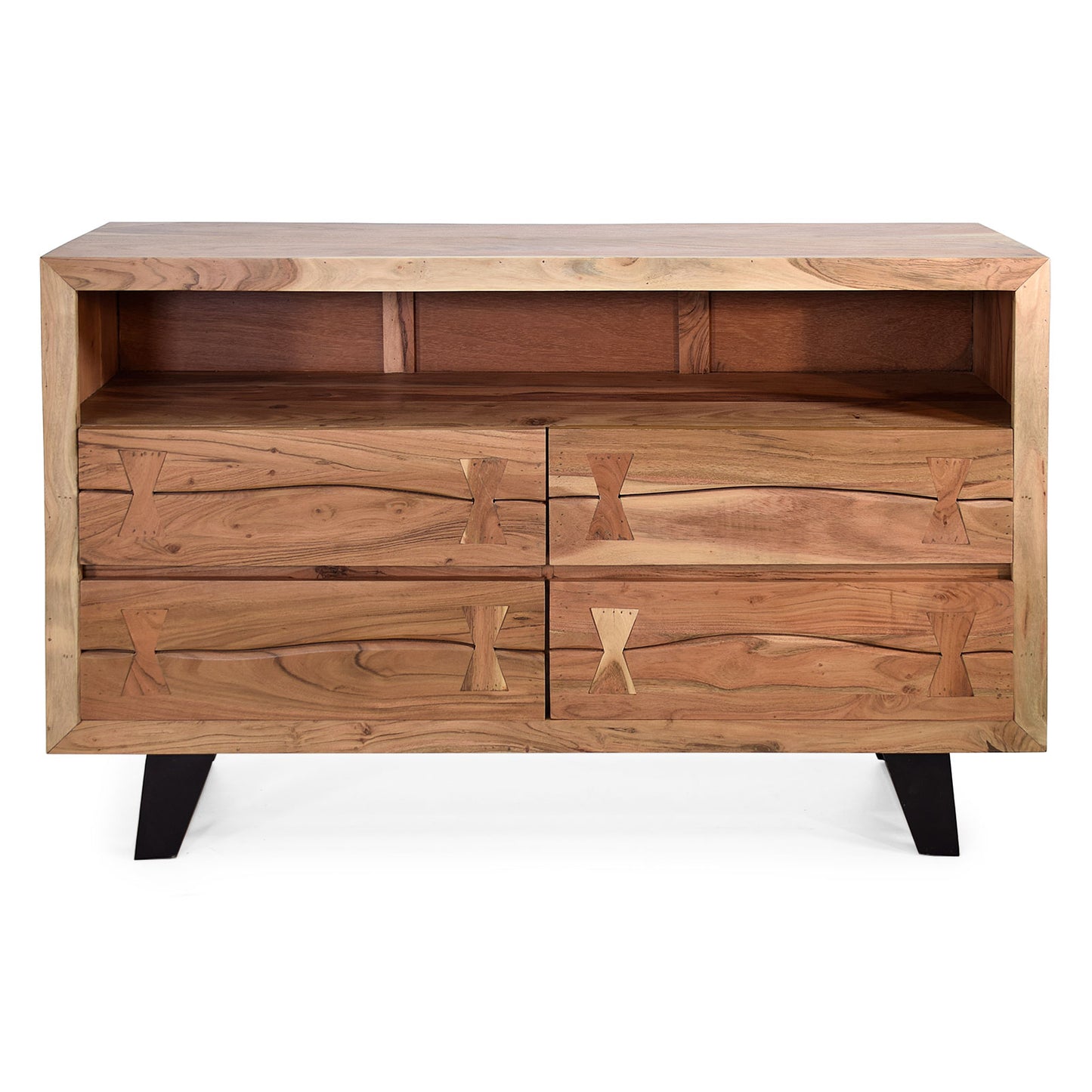 
                  
                    Sideboard Akazie massiv / Metall Industrialstyle Bera
                  
                