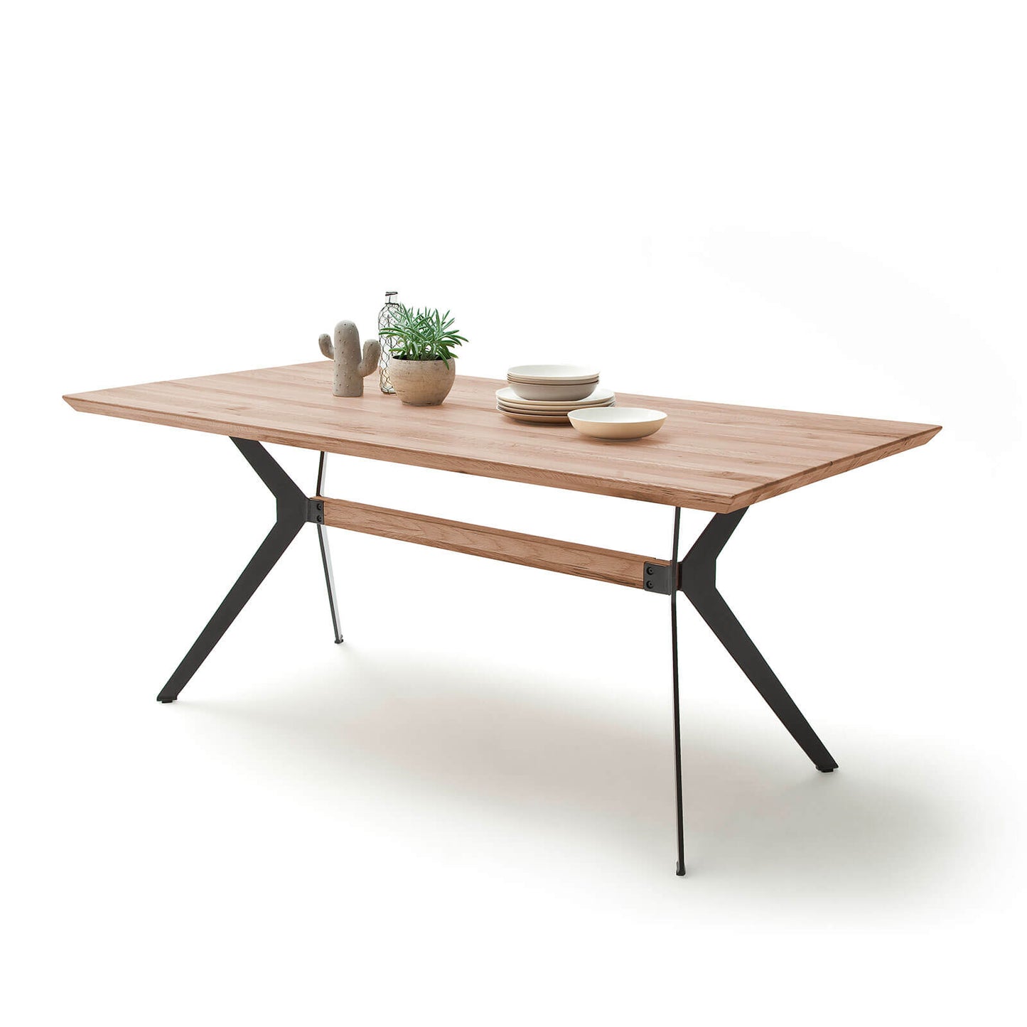 
                  
                    Esstisch 220 x 100 cm Wildeiche massiv Kito
                  
                
