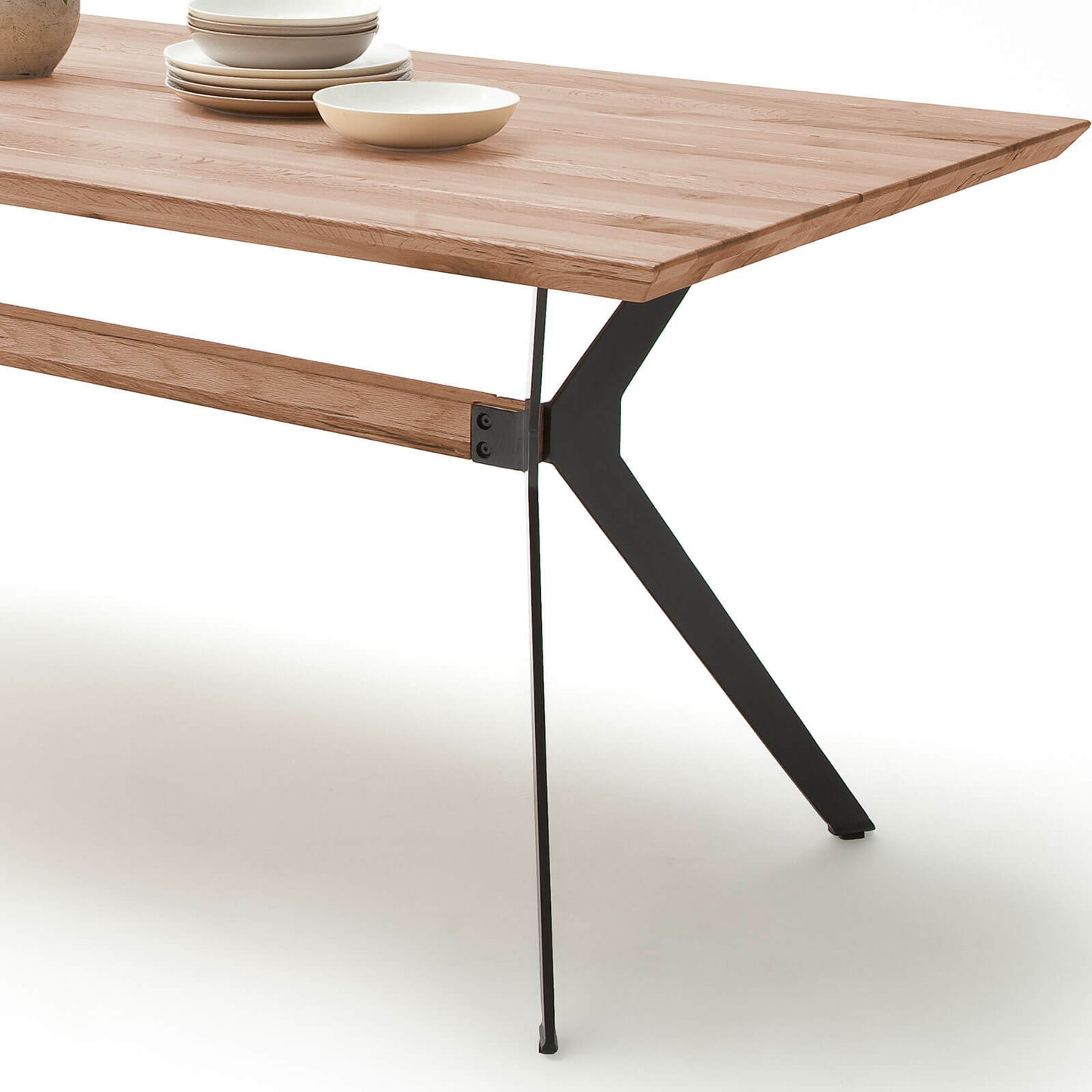 
                  
                    Esstisch 220 x 100 cm Wildeiche massiv Kito
                  
                
