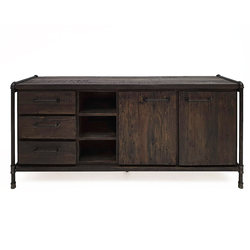 Sideboard Pinie massiv Antiklook - Boro