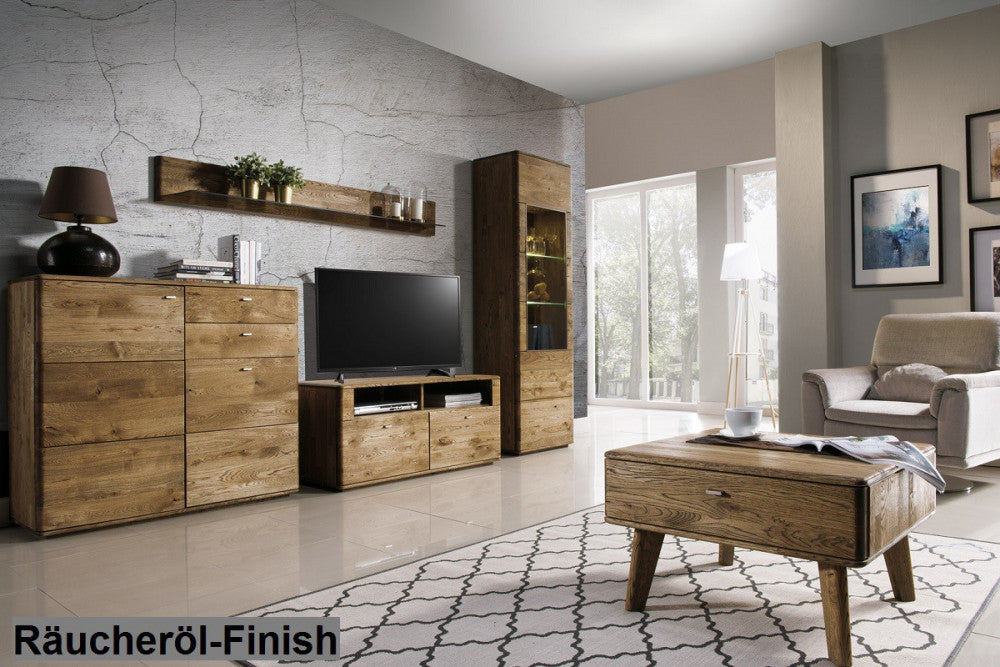 
                  
                    Highboard Eiche massiv geölt und gebürstet Vancouver
                  
                