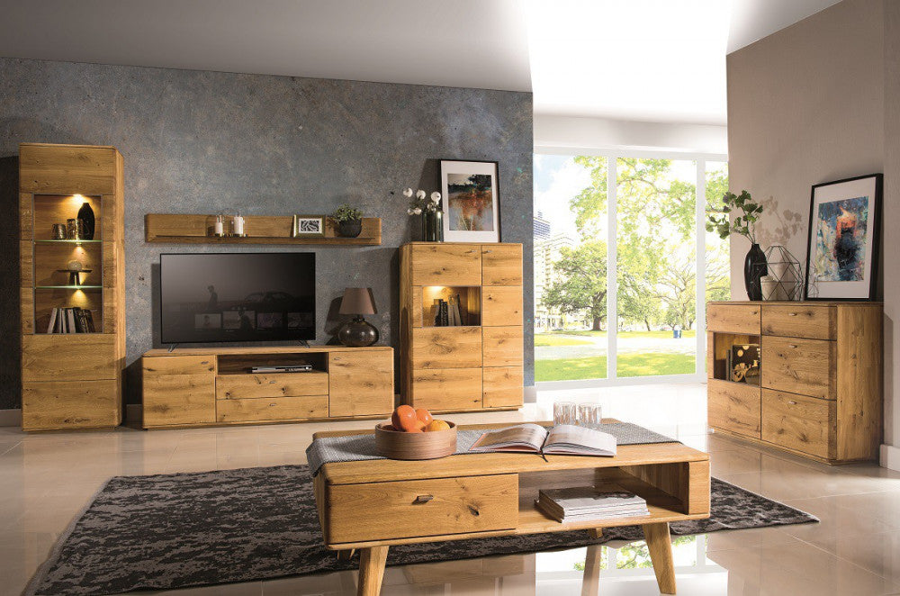
                  
                    Highboard Eiche massiv geölt und gebürstet Vancouver
                  
                