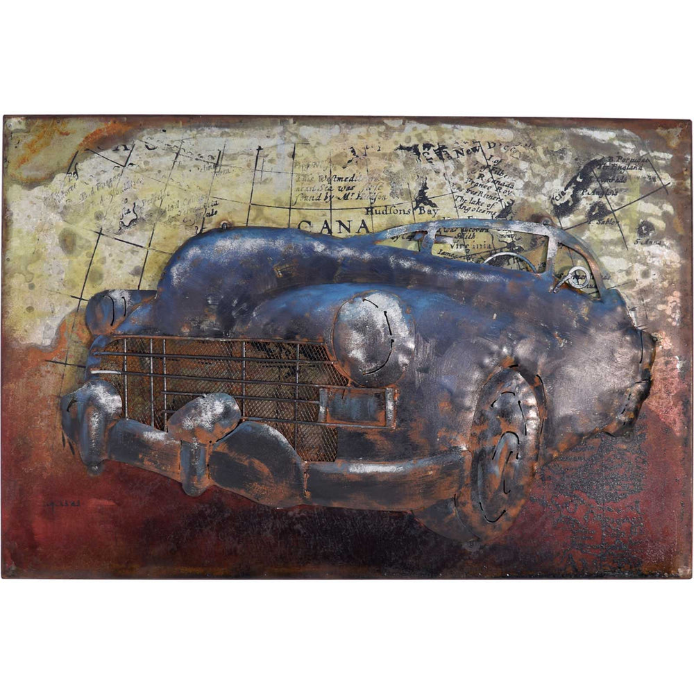 
                  
                    Metallbild Oldtimer 60 x 40 cm 3D-Optik Vintage / Industrialstyle
                  
                