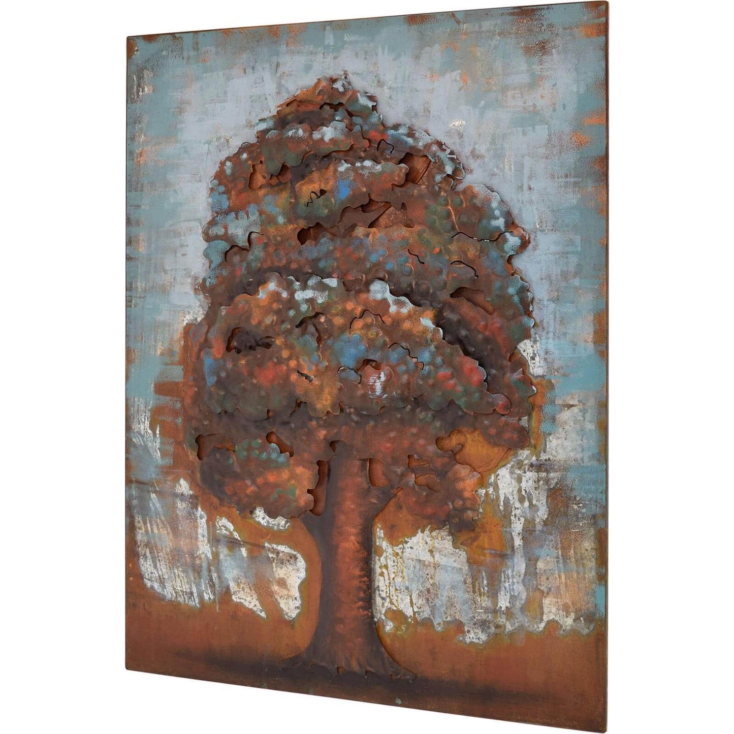 
                  
                    Metallbild Baum 60 x 80 cm 3D-Optik Vintage / Industrialstyle
                  
                