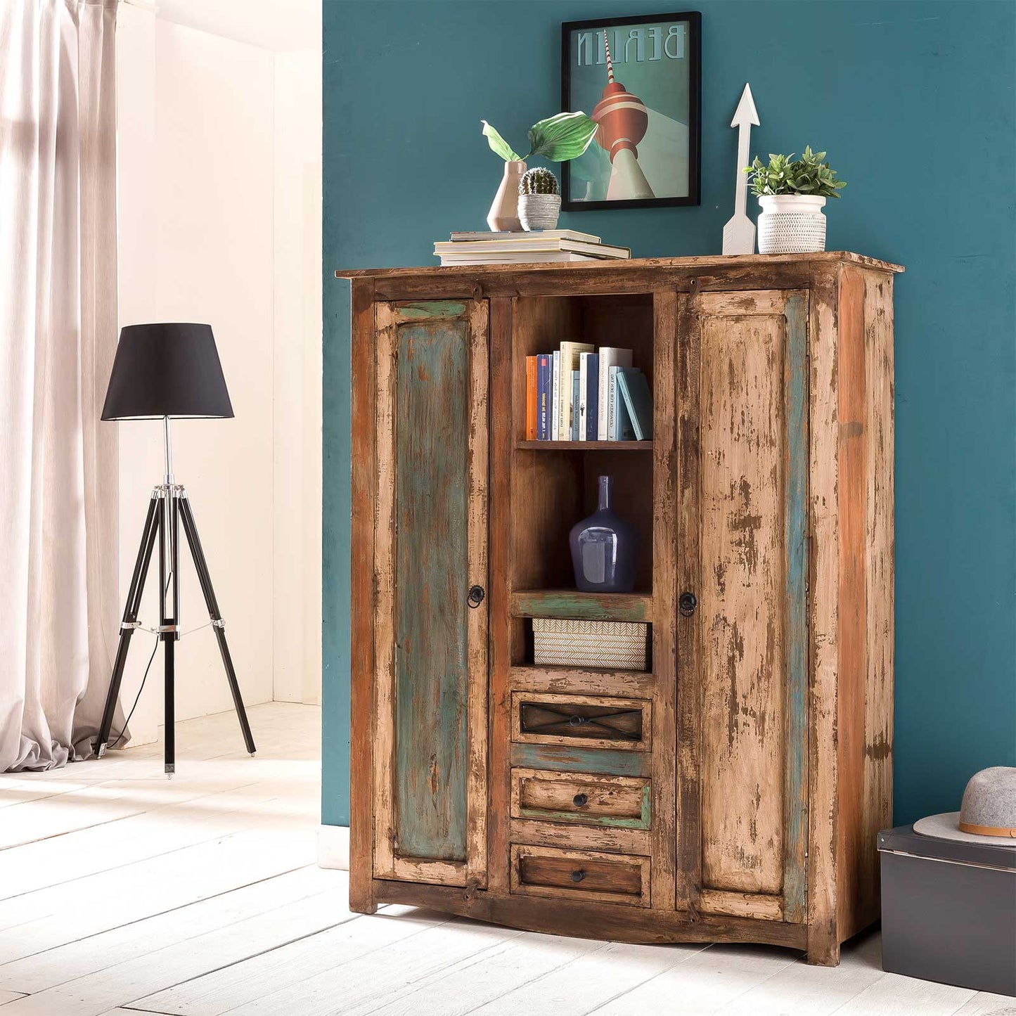 
                  
                    Highboard Mango massiv Vintage-Look Gulliver
                  
                