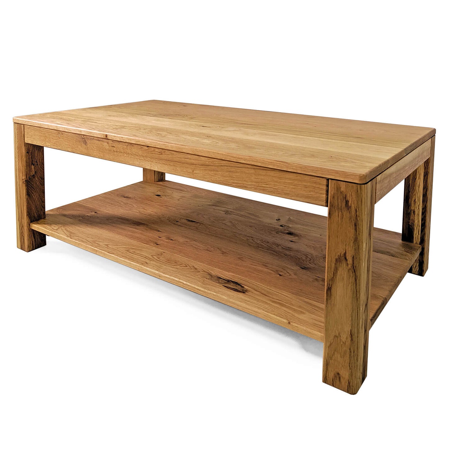 
                  
                    Couchtisch Wildeiche massiv geölt 115 x 65 cm Nevada
                  
                