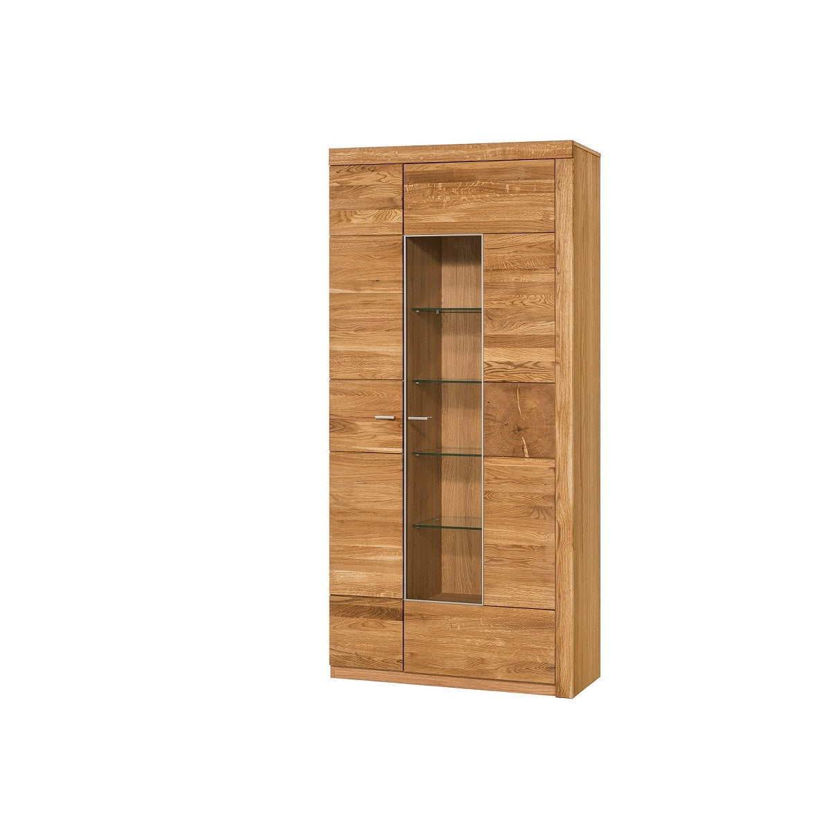 
                  
                    Vitrine Front Eiche massiv mit Hirnholzscheibe - Velle
                  
                