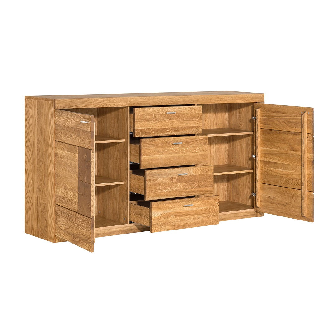 
                  
                    Sideboard Front Eiche massiv Hirnholzscheibe - Velle
                  
                