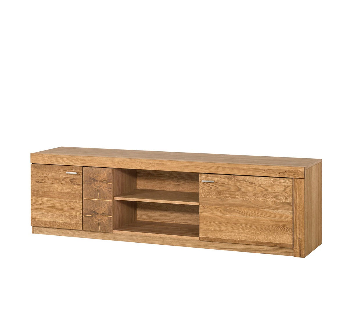 
                  
                    Fernsehschrank Front Eiche massiv mit Hirnholzscheibe - Velle
                  
                
