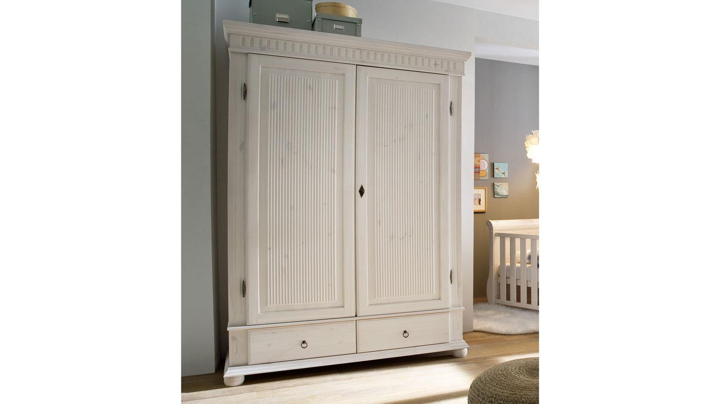 
                  
                    Babyzimmer 5 tlg. Kiefer massiv weiss lasiert Landhausstil - Helsinki
                  
                
