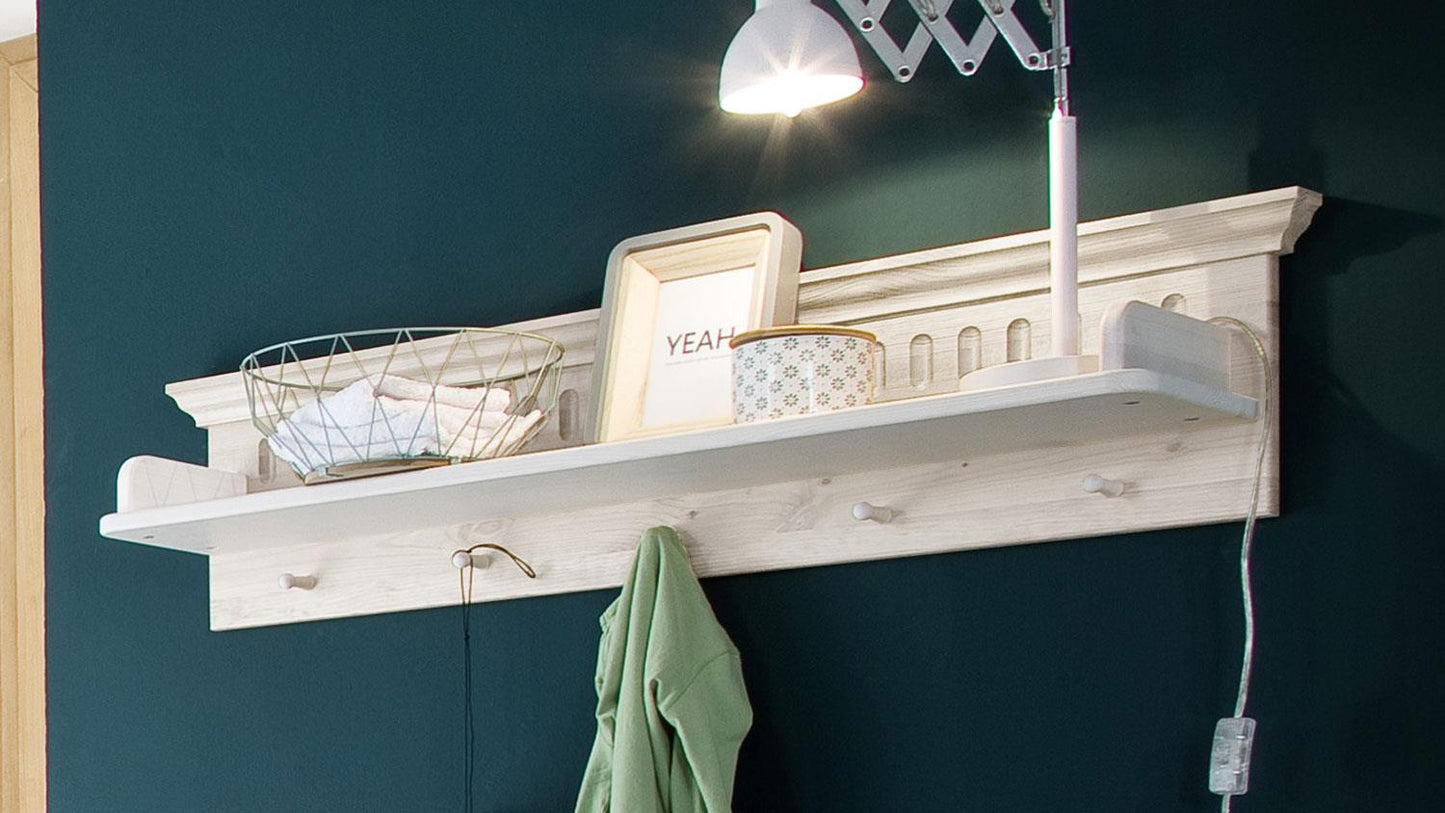 
                  
                    Babyzimmer 5 tlg. Kiefer massiv weiss lasiert Landhausstil - Helsinki
                  
                