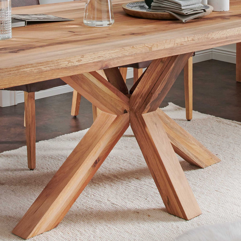 
                  
                    Esstisch 240 x 100 cm Eiche massiv - Star
                  
                