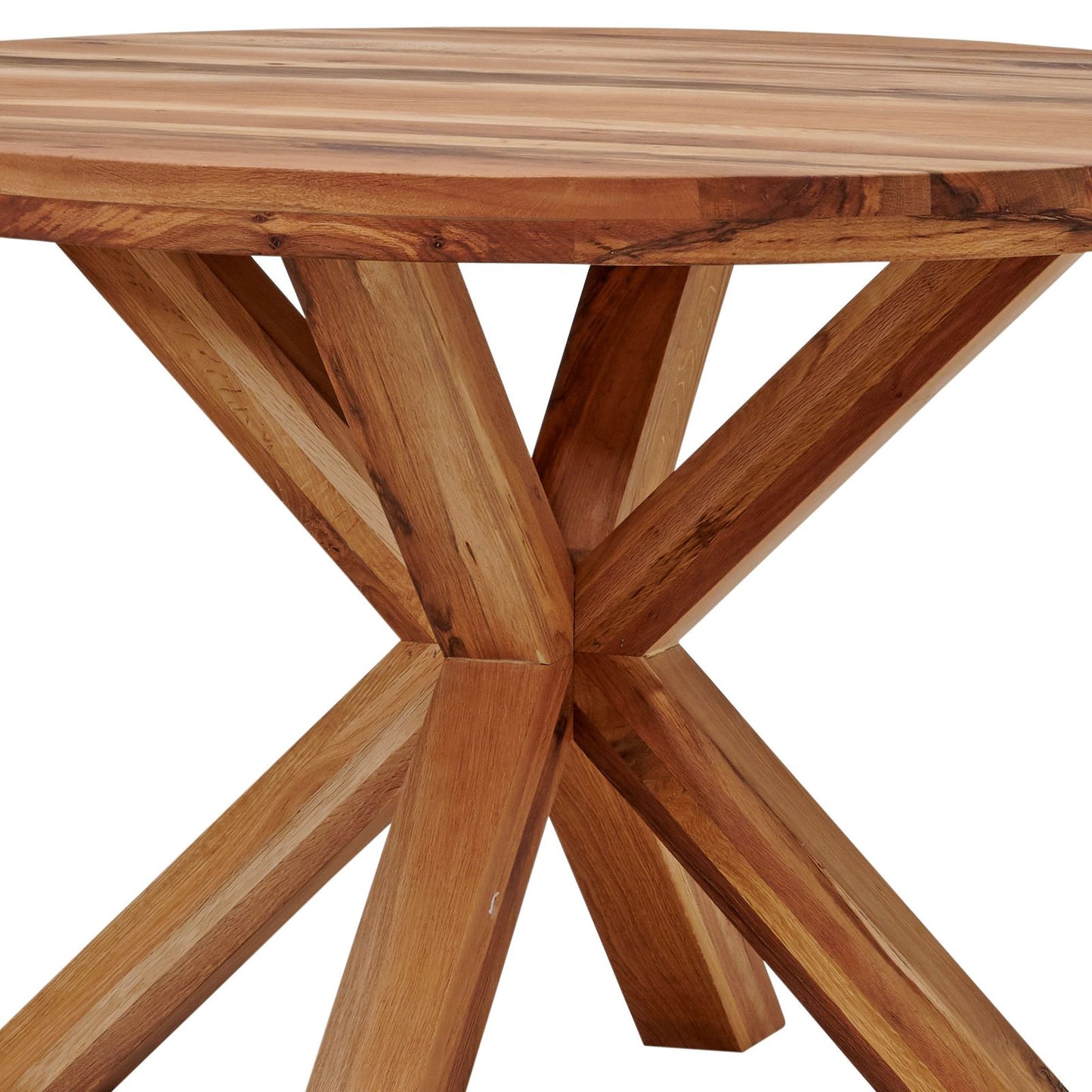 
                  
                    Esstisch rund 120 cm Eiche massiv - Star
                  
                
