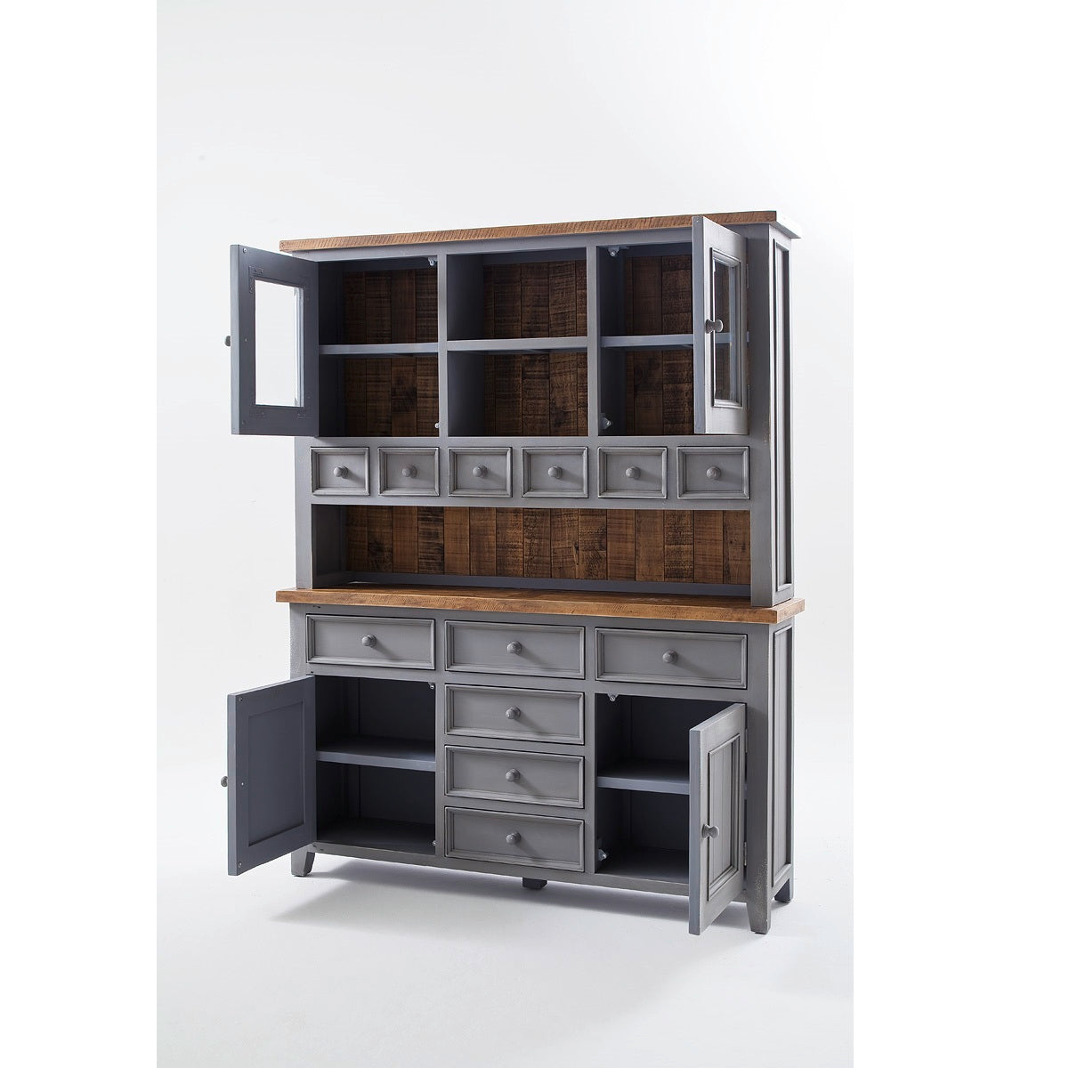 
                  
                    Buffet Pinie massiv recycelt grau / natur Landhaus Byron
                  
                