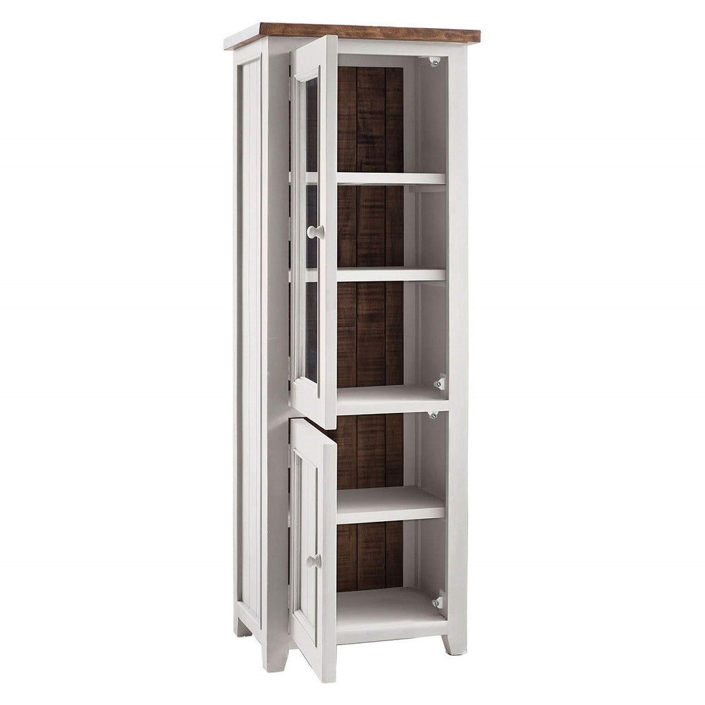 
                  
                    Vitrine 1 trg. Pinie massiv recycelt Weiss / Natur Landhaus Byron
                  
                