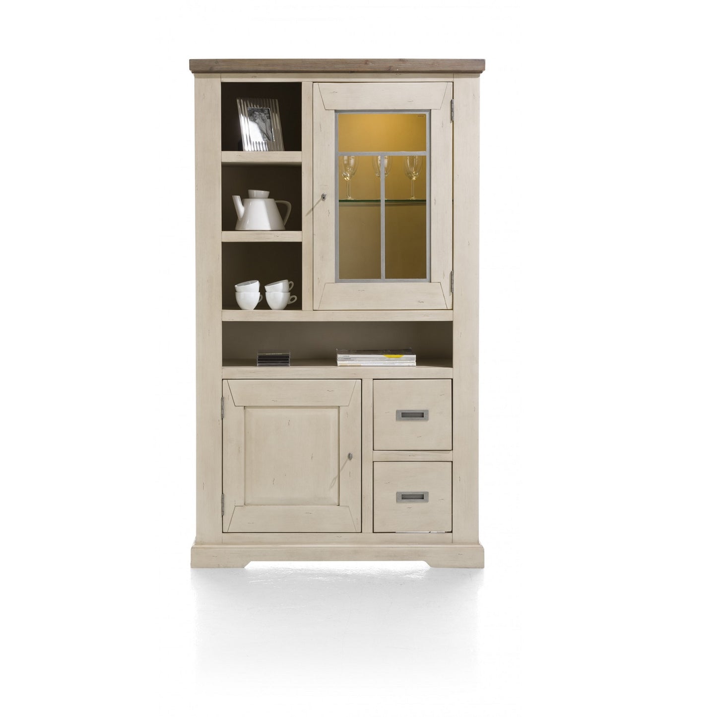 
                  
                    Vitrine Front Akazie massiv Landhausstil Cabana
                  
                