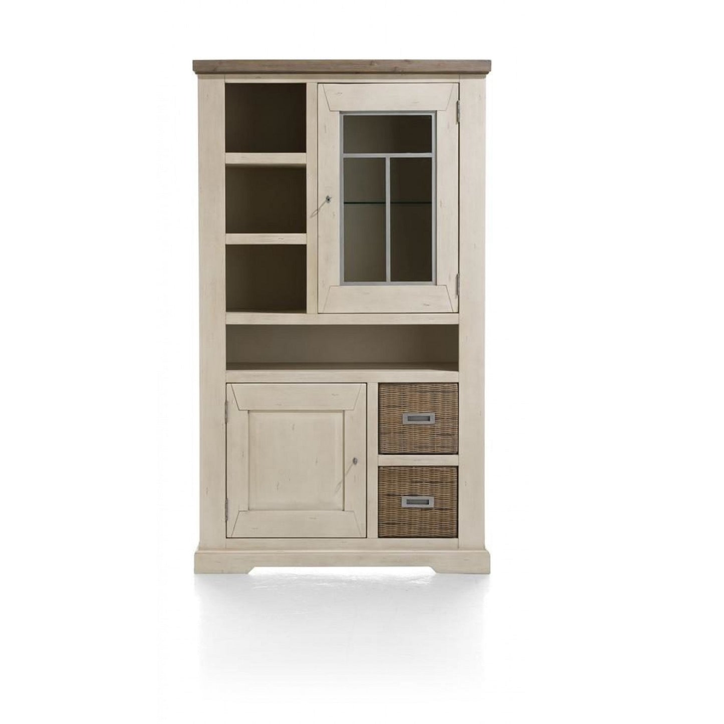 
                  
                    Vitrine Front Akazie massiv Landhausstil Cabana
                  
                