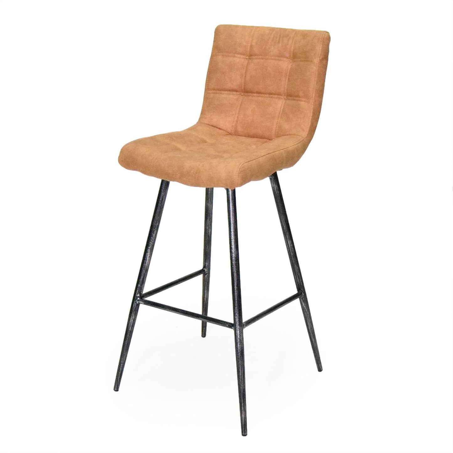 
                  
                    Barhocker 2er-Set Polsterbezug natur / Metallgestell - Lina
                  
                