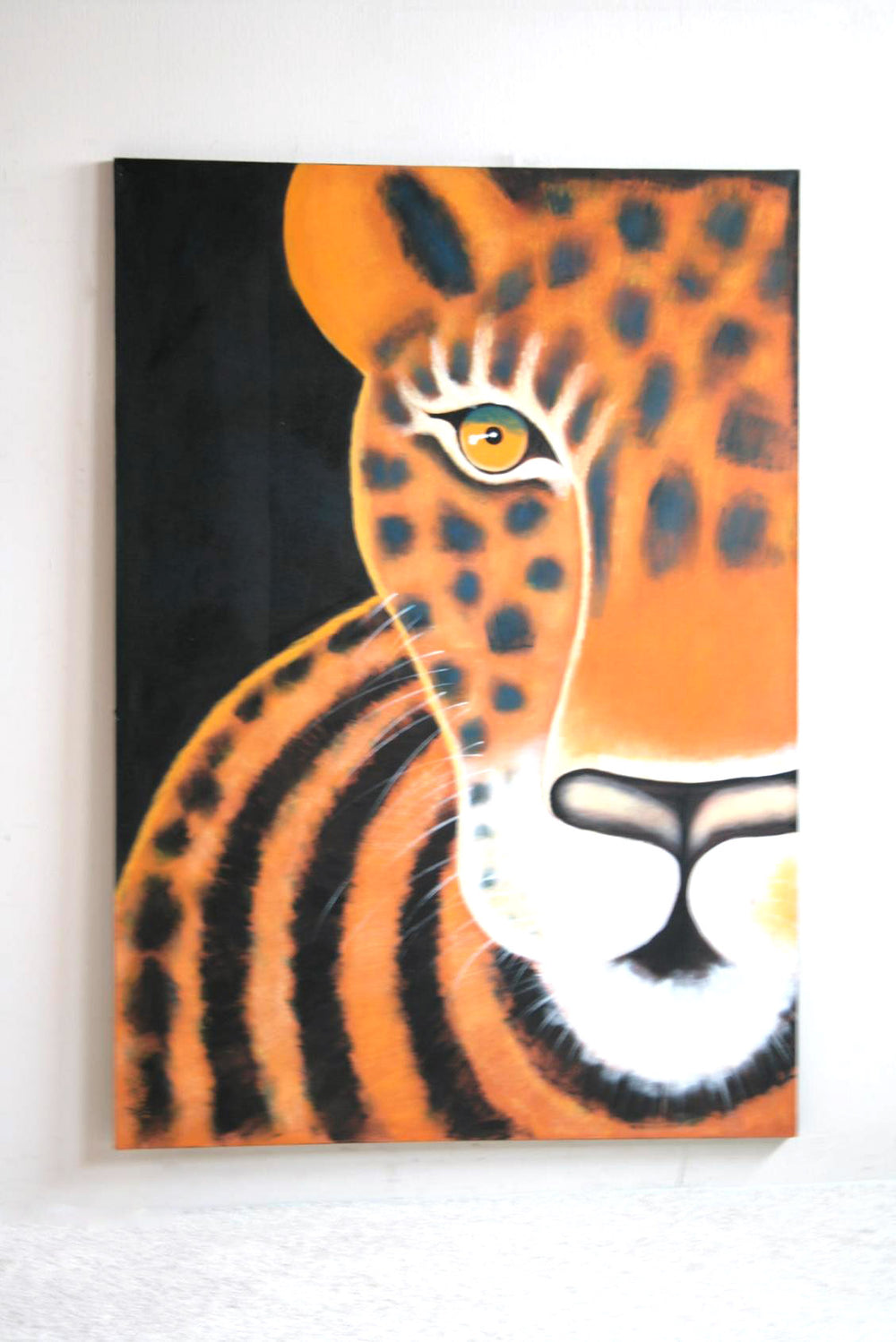 Bild auf Leinwand 130 x 170 Motiv Tiger - 04-130x170